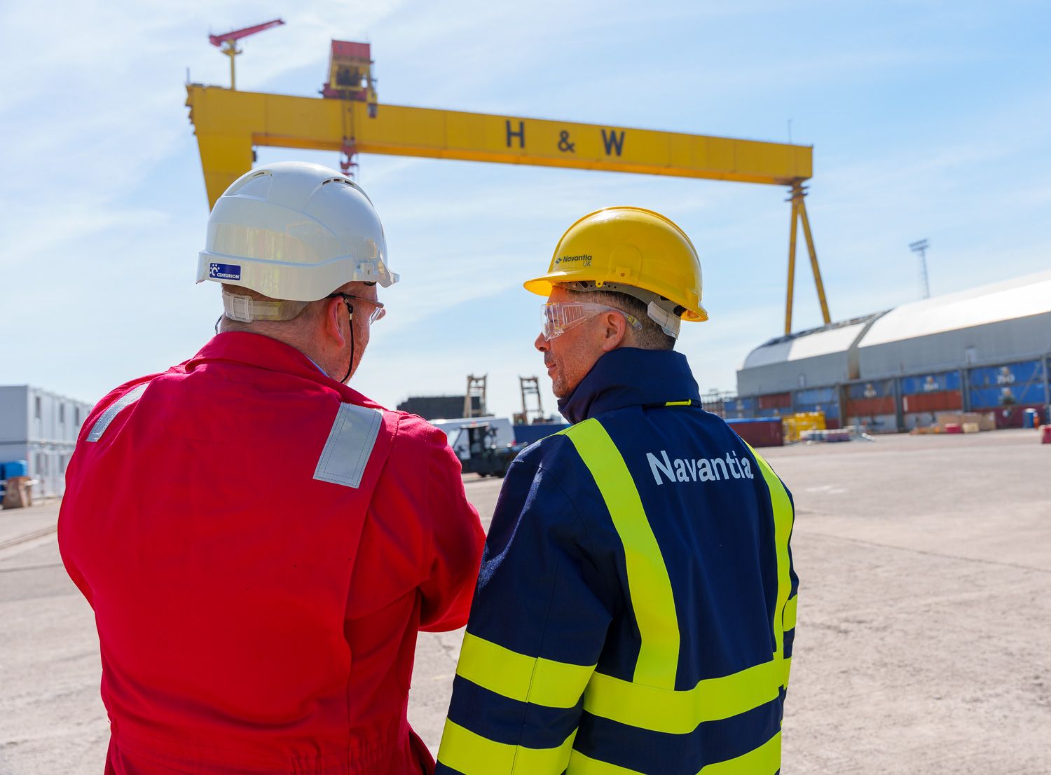Navantia staff in Belfast